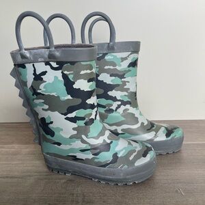 Kids Camouflage Rain Boots